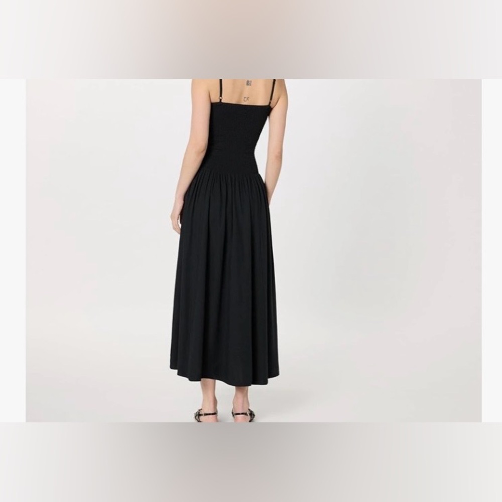 The Drop brand,Black Smocked Bodice Spaghetti Strap Dress,new in bag, size small - Picture 3 of 4